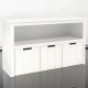 PureNest Organizer with Removable Drawers, White