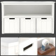 PureNest Organizer with Removable Drawers, White