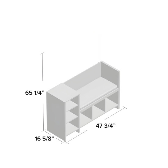 Daydream Depot Kid Toy Storage & bench